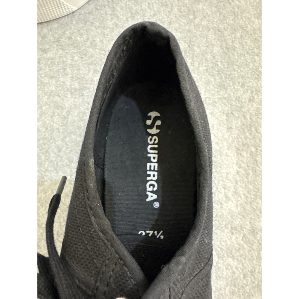 Superga 2740 Platform Sneakers – Black Avorio (Size 37.5 / US Women’s 7) NWOB - Picture 3 of 11